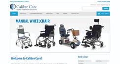 Desktop Screenshot of calibrecare.com.au